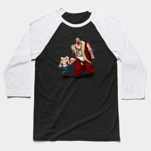 Zombie Santa Christmas Baseball T-Shirt